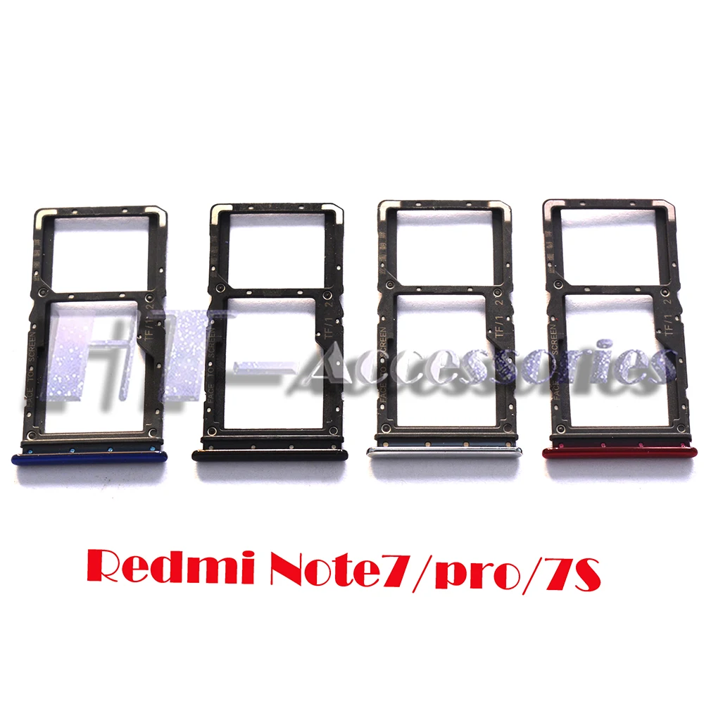 Для Redmi note 7S SIM лоток держатель SD кардридер слот адаптер для Xiaomi Note 7 pro Note7| |