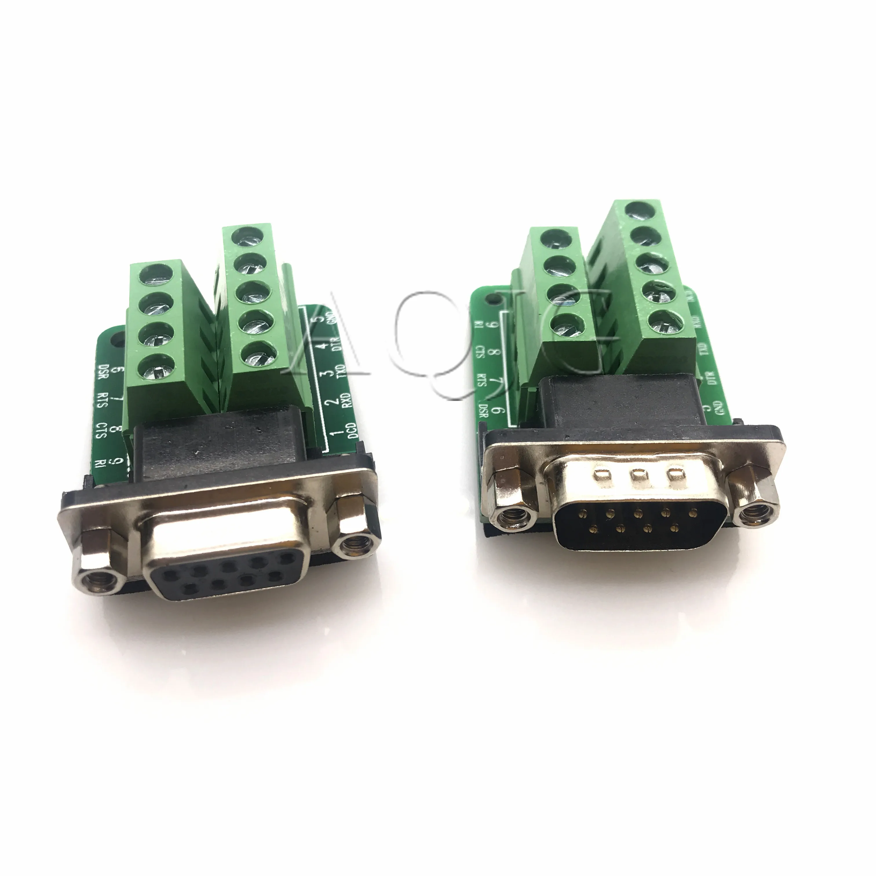

DB9 Male Female Adapter Signals Terminal Module RS232 Serial To Terminal DB9 Connector