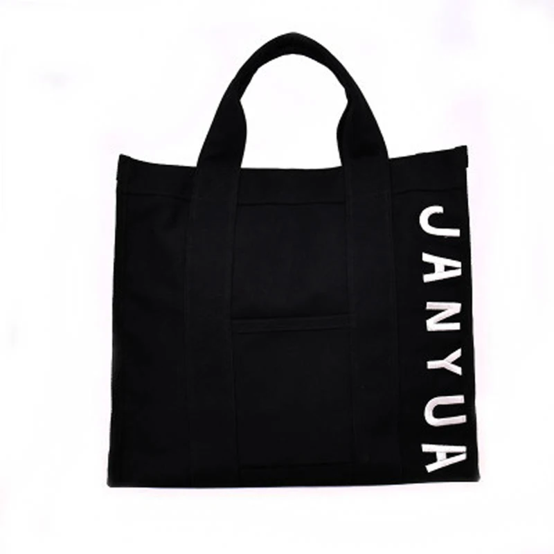 

Tote Canvas Shopping Bags Foldable Reusable Grocery Bags Fashion Design Casual Women's Shoulder Bag