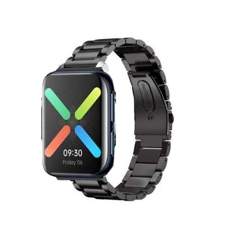 Watch Band Strap for Oppo watch 41/46mm Stainless Steel band oppo Replacement smart watch Bracelet Strap Classic quick release