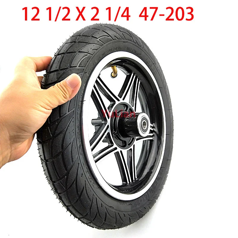 12 1/2X2 1/4 47-203 tire12.5 дюймовые колеса с внутренней трубкой и литыми дисками подходят