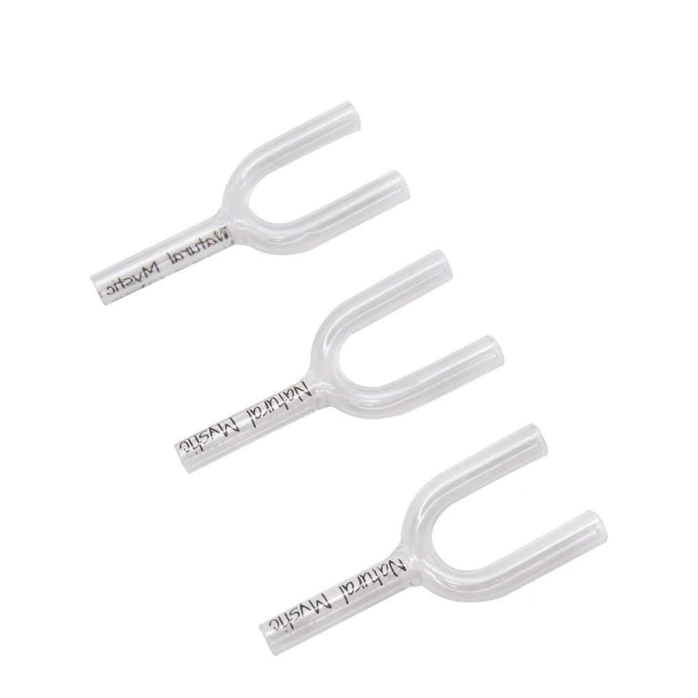 Новинка 58 мм стеклянная бутылка прозрачная труба с буквенным принтом|Трубки и