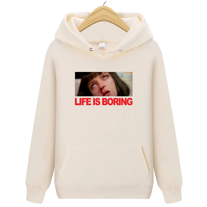 Новые осенние толстовки с надписью Life is Boring мужские дизайнерские мужская