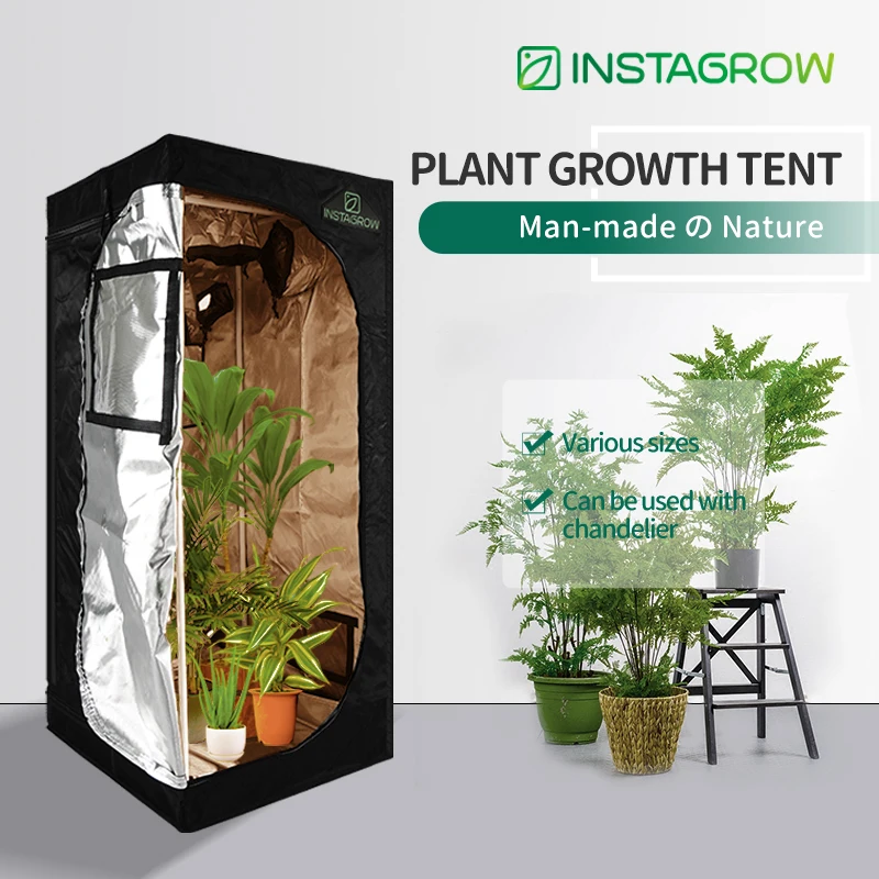 

Premium 1680D Canvas 60X60X140cm black Indoor Grow Tent, Grow Room Plant Growing ,Garden Greenhouses