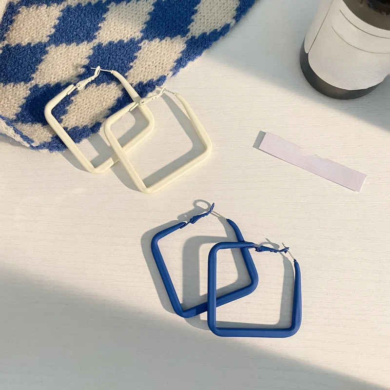 

S925 needle Women Jewelry Earrings 2021 New Trend Hot Selling Blue White Fashion Dangle Drop Earrings For Girl Lady Gifts