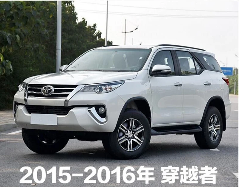 Дневной свет для Toyota Fortuner 2015 2017 белые дневные ходовые огни DRL передние
