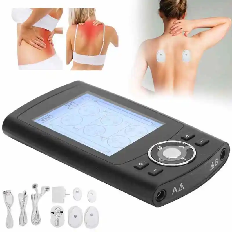 

EMS Muscle Stimulator Body Massager Acupuncture Back Neck Tens Physiotherapy Machine 24 Modes Electric Massage Health Care Tool