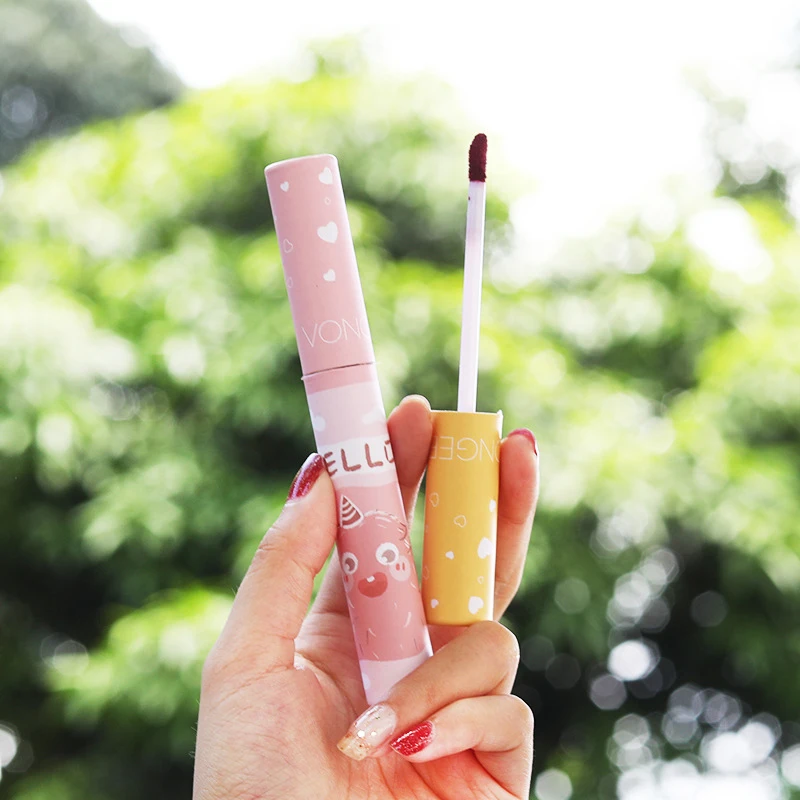 Стойкая матовая Корейская губная помада увлажняющая Косметика для макияжа губ