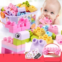 2640pcsset big size 3d soft silicone building blocks grasp toy for baby children safe non toxic diy rubber teethers block toys