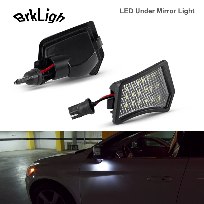 

2 шт., Автомобильные светодиодные лампы для зеркала для Volvo C30 C70 S40 S60 S80 V40 V50 V60 V70 XC70 XC90