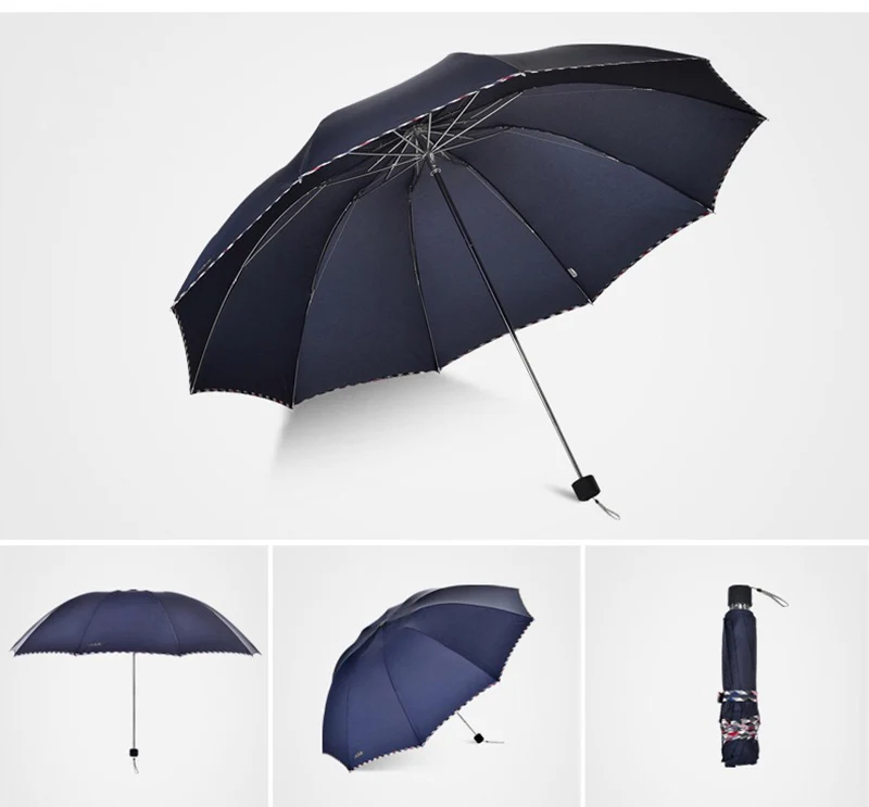 113 см ветростойкий складной большой зонт от дождя для женщин авто Роскошные