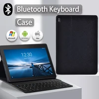 for lenovo tab e10 tb x104f 10 1 inch pure black leather tablet stand cover case mini wireless keyboard bluetooth keyboardpen
