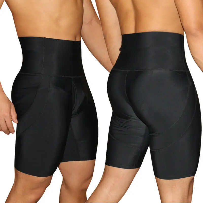 Fashion Men's High Waist Slim Underwear Pure Color Polyester Briefs Pouch Underpants Breathable Casaul 2019 New Size S-5XL | Мужская