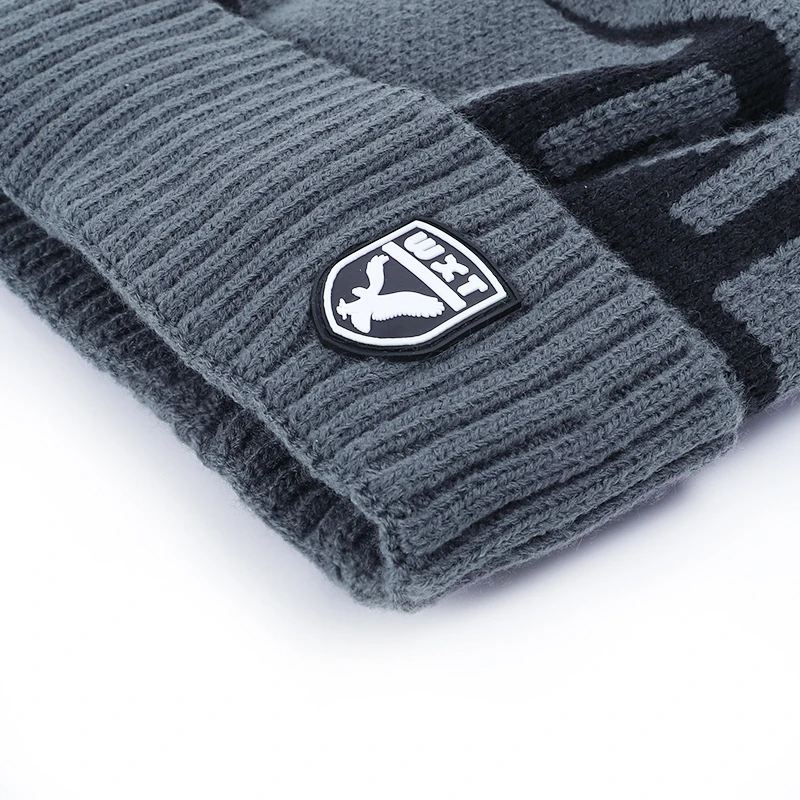 men's winter hat beanie cap High quality two piece fluffy Free shipping dropshiping 2019 new 2-piece set |