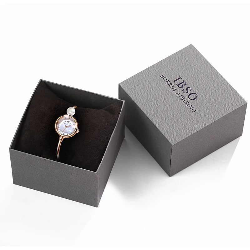 Часы наручные Ibso женские с регулируемым браслетом кварцевые элегантные жемчугом