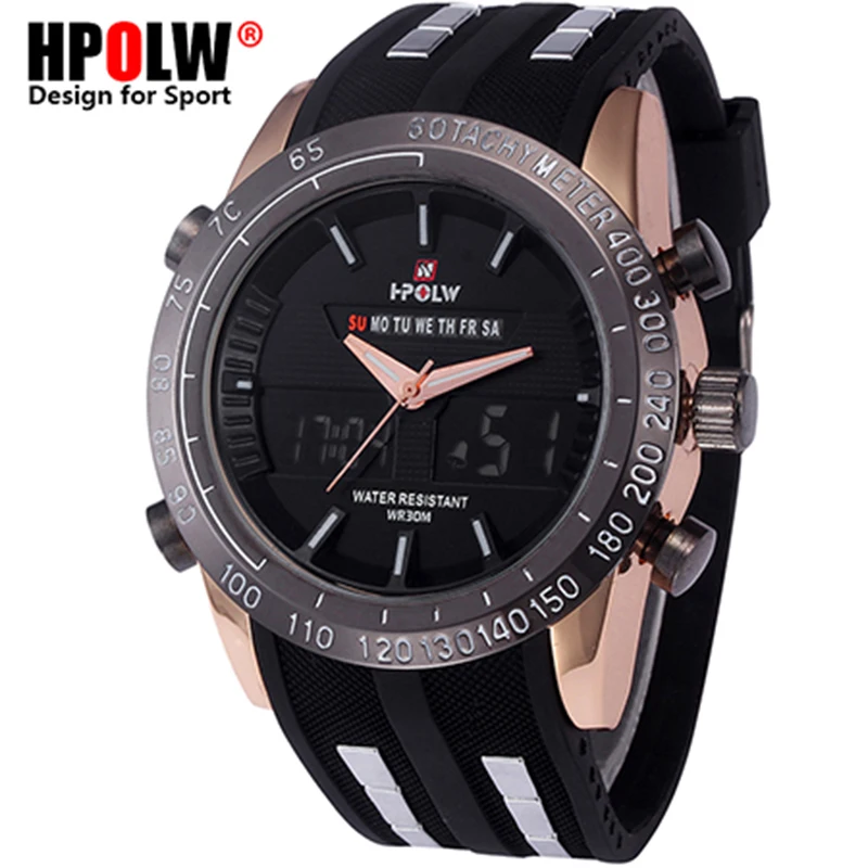 Мужские спортивные часы с хронографом военные цифровые многофункциональные