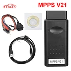 MPPS V21 V18.12.3.8 MAIN + TRICORE + MULTIBOOT с разрывным тросом, автомобильный инструмент V18 MPPS V16