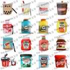 Чехол для AirPod 1 2, мягкий силиконовый чехол для наушников Apple Airpods, чашка для напитков, апельсиновый сок, кетчуп, шоколадный Кокс, кофе, чай