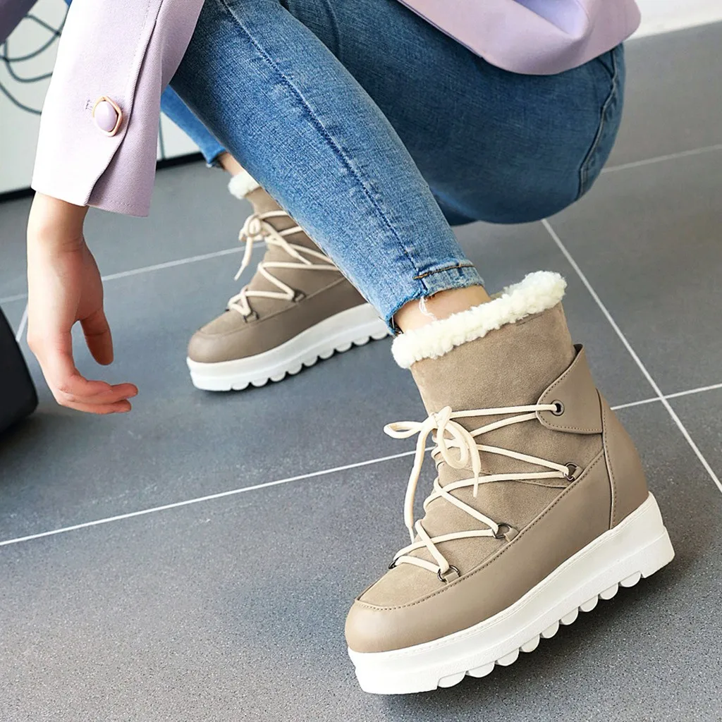 Женские зимние ботинки новые женские на снежную погоду Новинка зимы Для женщин