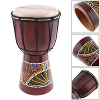 6 inch professional african djembe drum durable classic painting wood goat skin good sound traditional musical instrument