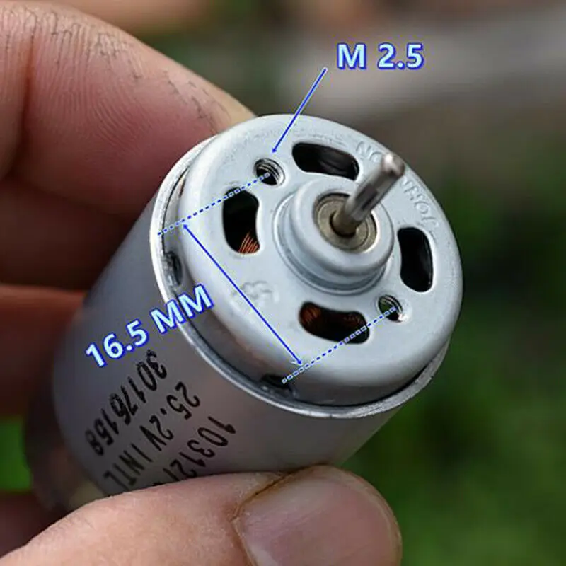 JOHNSON RS-395 мини 28mm щетка углеродная 24 волтовый dc-двигатель напряжение 25 2 V 11000 об/мин