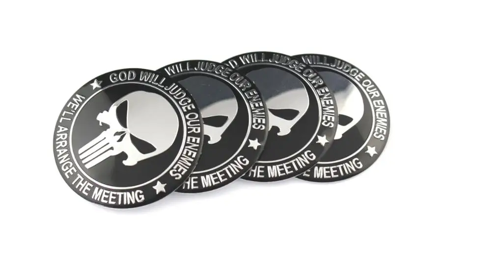 

4pcs 20pcs 56mm Skull black red Car logo Wheel Center Cap rim Badge refit covers Creative decoration emblem sticker styling