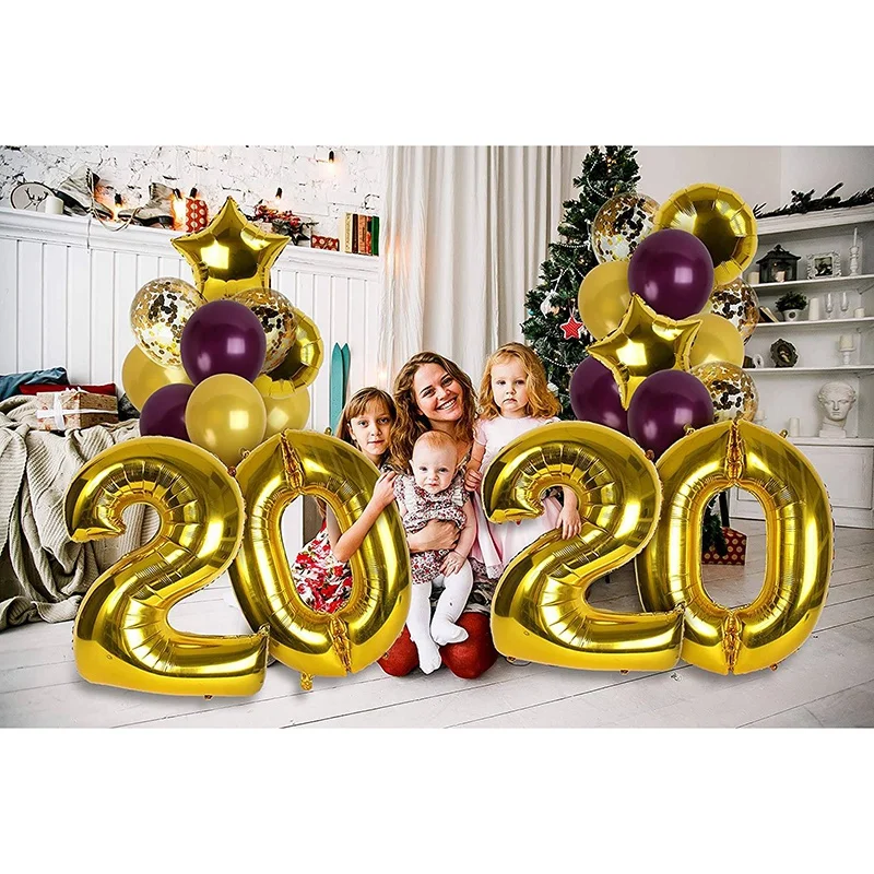 2 комплекта 2020 Выпускной праздничный комплект тянуть флаг шар Комбинации