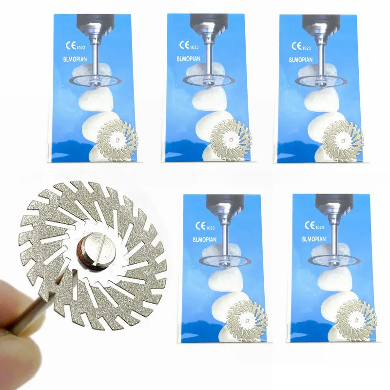 5 шт. зубные Алмазные Дисковые Диски двухсторонний зернистый режущий дисковый
