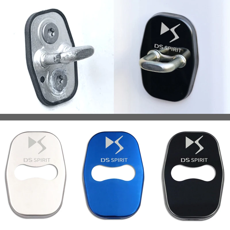 Авто-Стайлинг 4 шт крышка дверного замка автомобиля Авто эмблемы чехол для