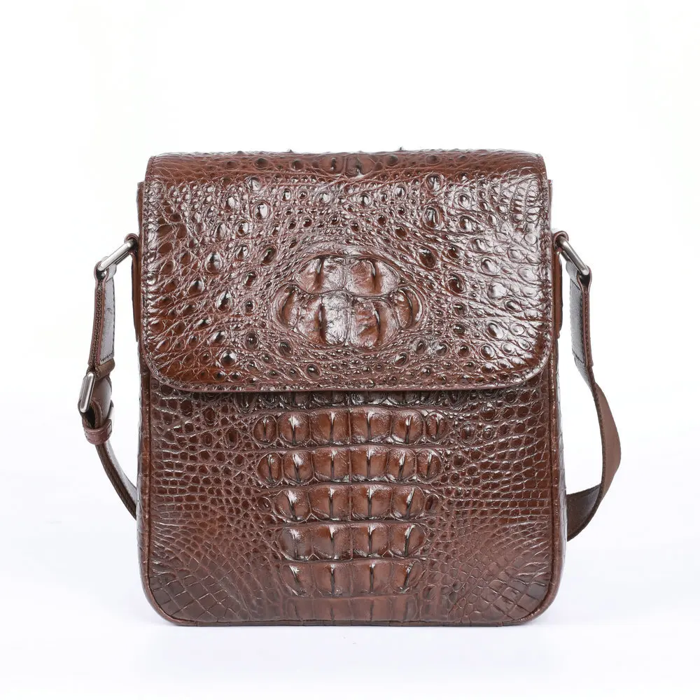 

Crocodile Leather Men's Large Capacity Shoulder Holographic Black Fashion Waist Crossbody Bags Fanny Packs Pack For Waistbag