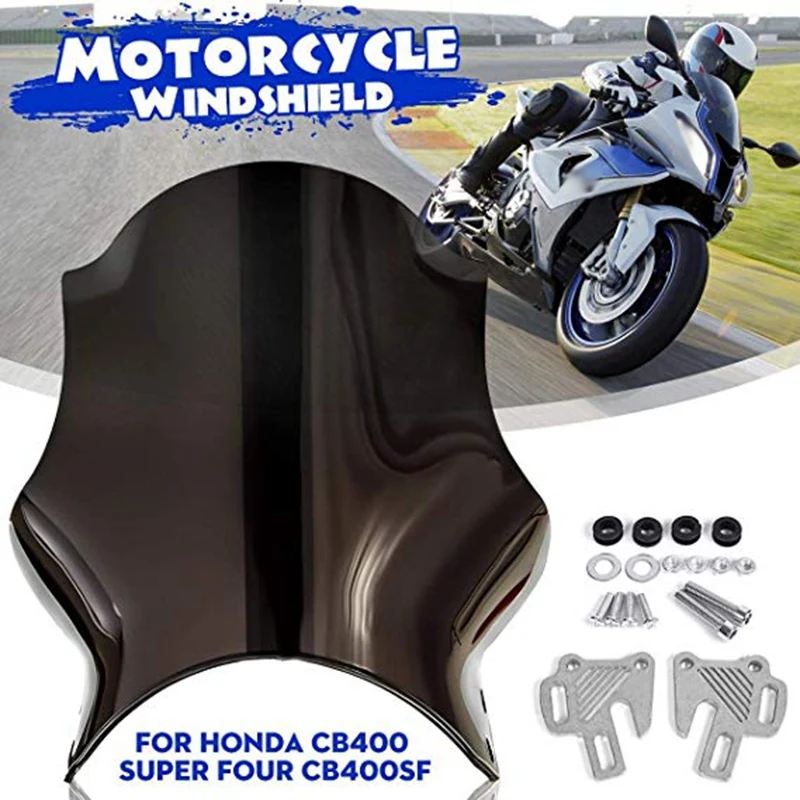 Motorcycle Front Windshield for Honda Hornet Cb400 Cb600 Cb400Sf Cb750 Cb900 Cb919 Cb250 Cb 400 600 750 900 919 250 | Автомобили и