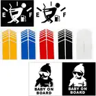 1 шт.2 шт. стикер для автомобиля, модная полосатая наклейка на зеркало заднего видаДетская Наклейка для автомобилязабавная наклейка для автомобиля, украшение для автомобиля