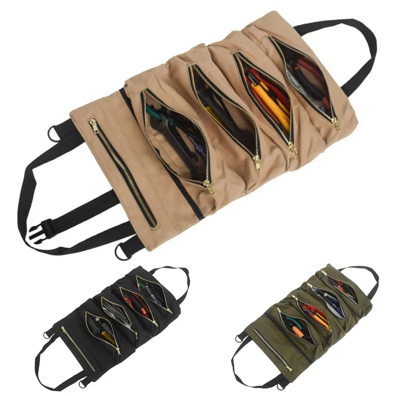 Супер инструмент ролл большой ключ дюймовый стандарт рулон большая Roll Up сумка