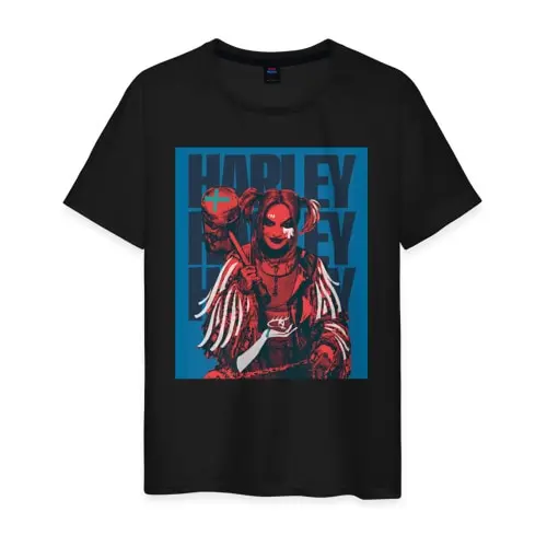 Мужская футболка хлопок Harley Quinn | одежда