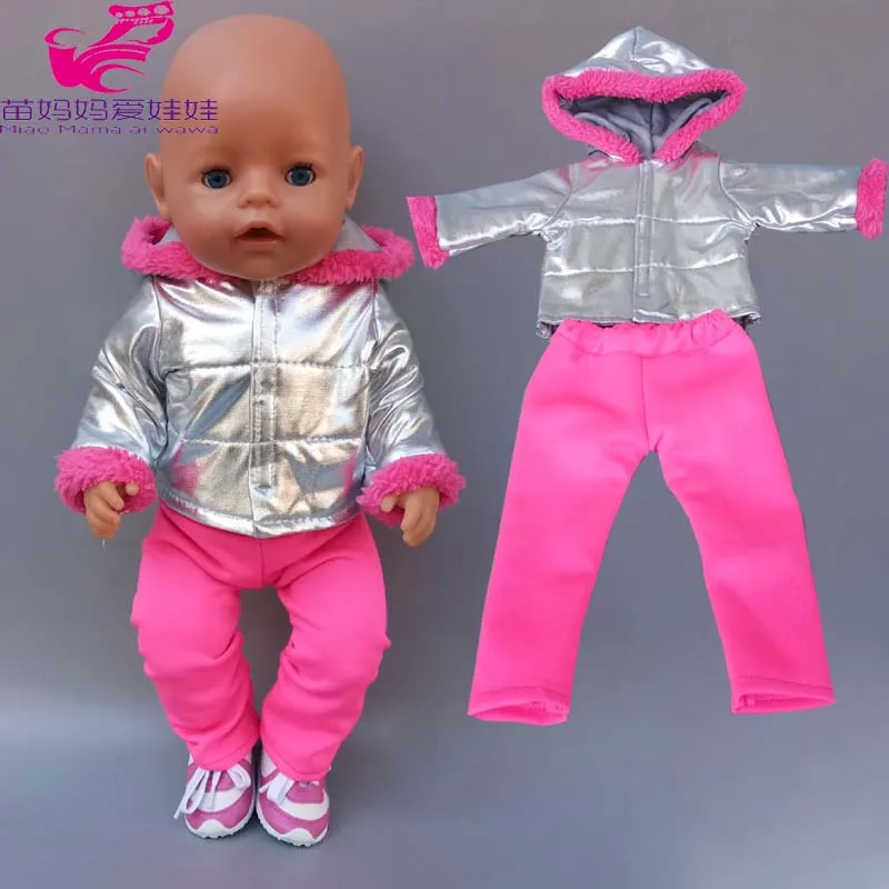 Повседневная рубашка и брюки 4 в 1 жилет Кепка комплект костюмов для кукол 43 см