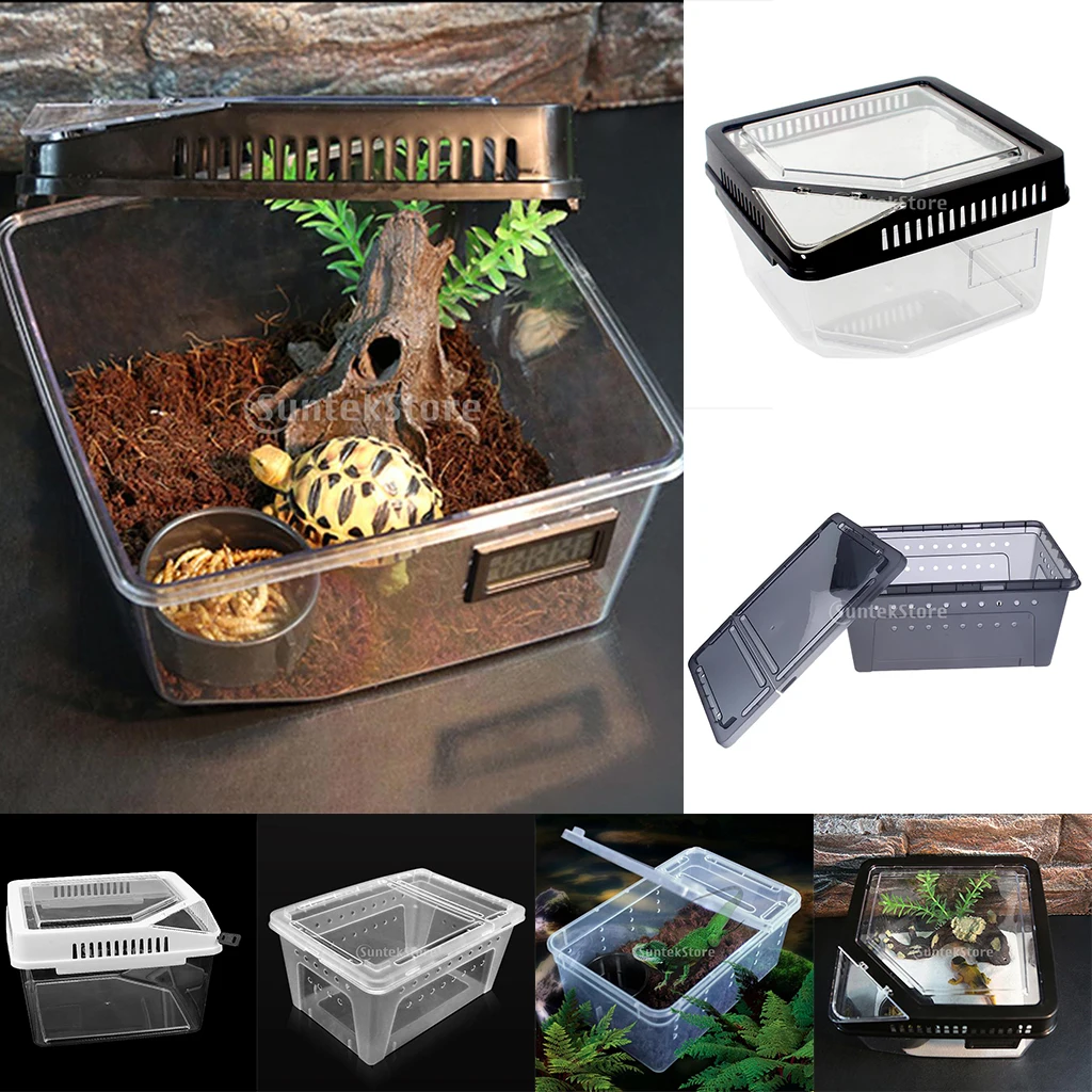 Террариум для рептилий Vivarium Tank Box клетка разведения черепах змейка паук Водный