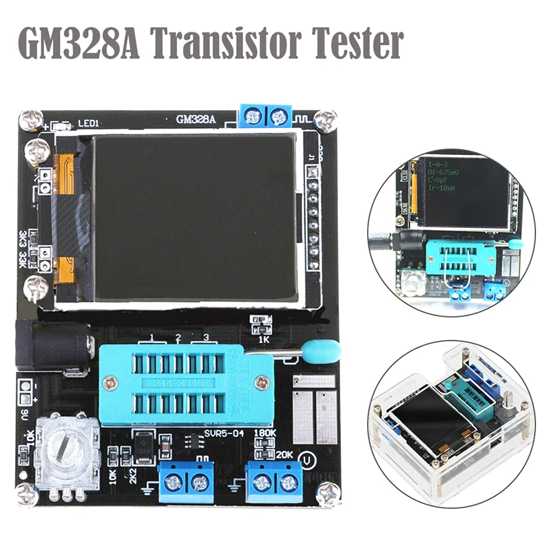 GM328 тестер Диод постоянной ёмкости универсальный Конденсатор СОЭ метр PWM