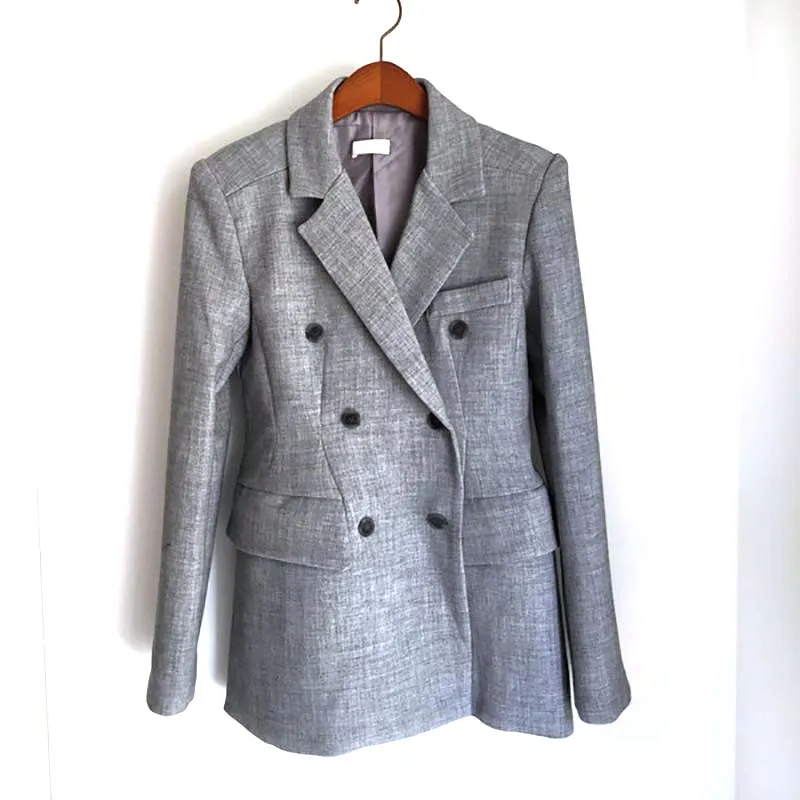 Женские блейзеры демисезонный Профессиональный пиджак Женский Повседневный