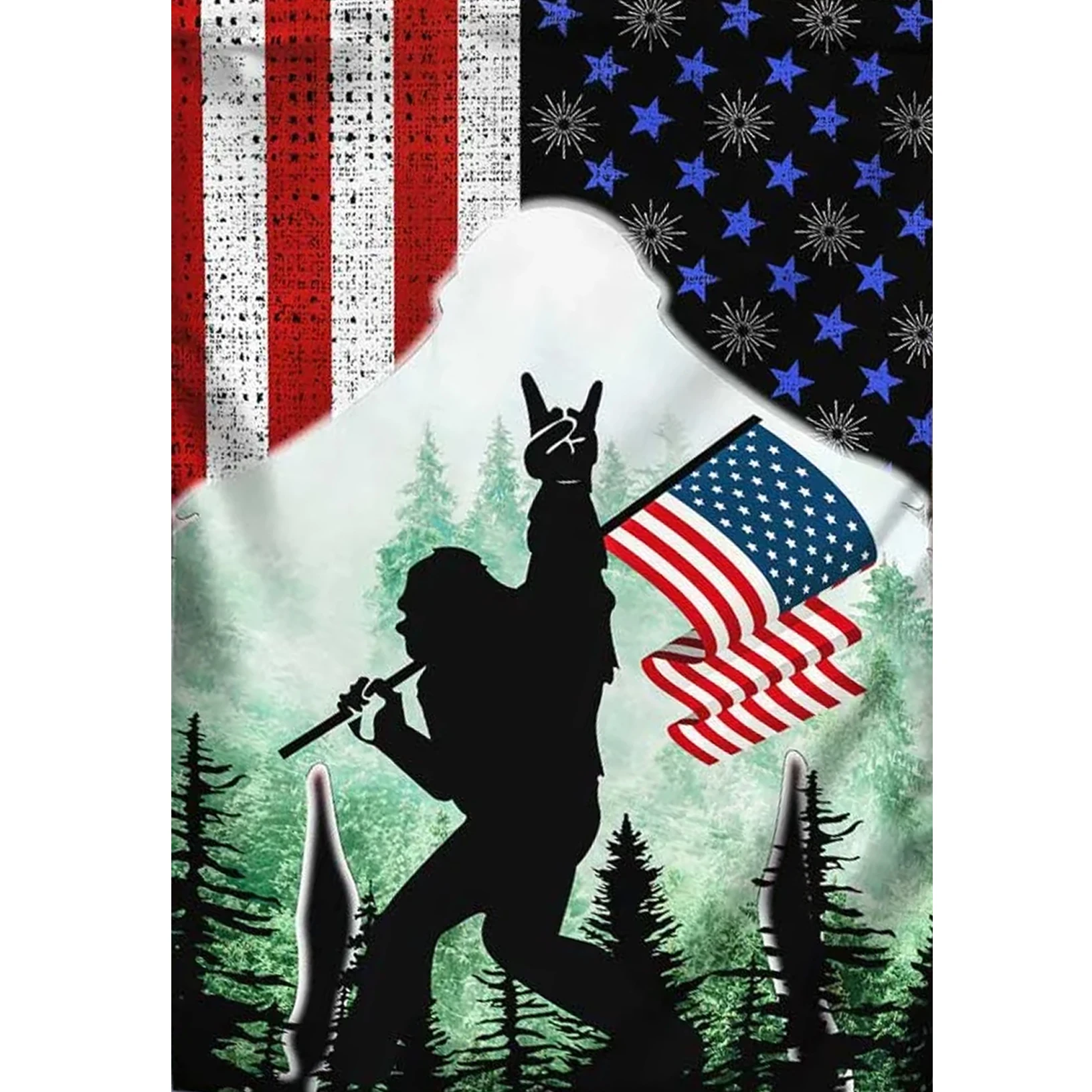 

39.5"x29.5" Sasquatch Flag Double-sided Banner for Outdoor