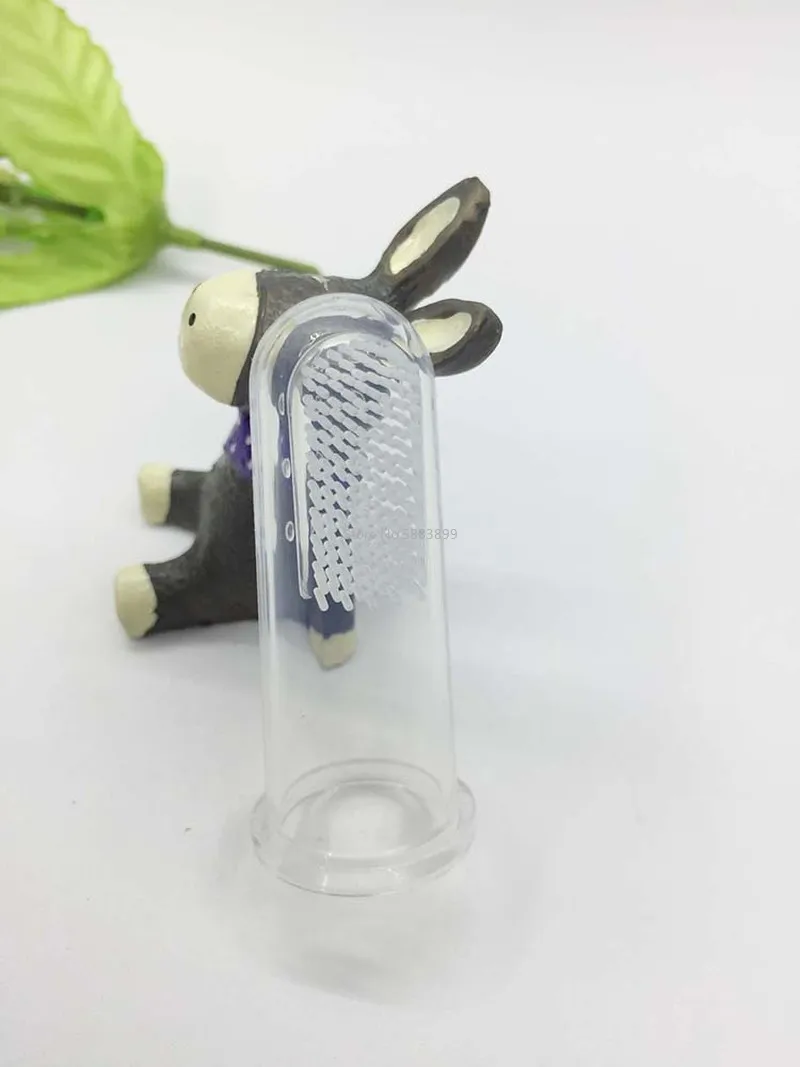 

Baby Soft Silicone Finger Toothbrush Finger Stall Silicone Toothbrush Baby Training Cleaning Brush teeth brush for baby brush