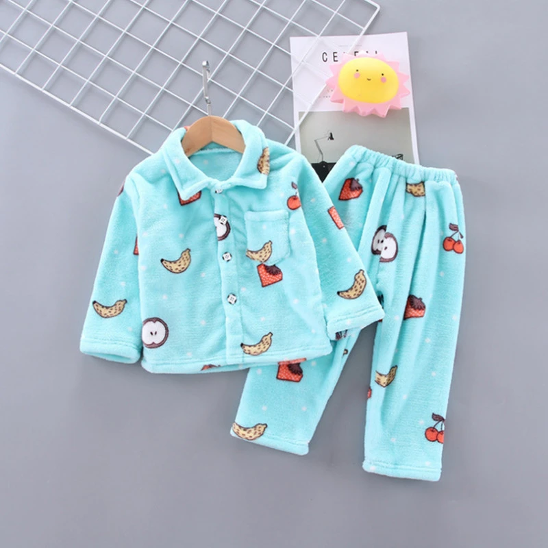 Новая осенне зимняя детская одежда с героями мультфильмов модные пижамы для