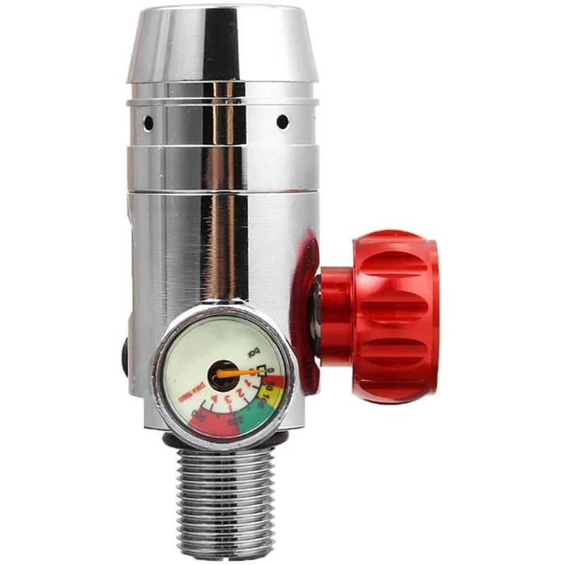 

Серебристый клапан для подводного плавания S400 200 бар m18x1, 5 3000 фунтов на кв. дюйм, снижение давления первого уровня для кислородного баллона д...