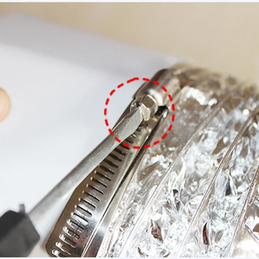 Используется обруч для выхлопной трубы 150 мм пылезащитной из нержавеющей стали