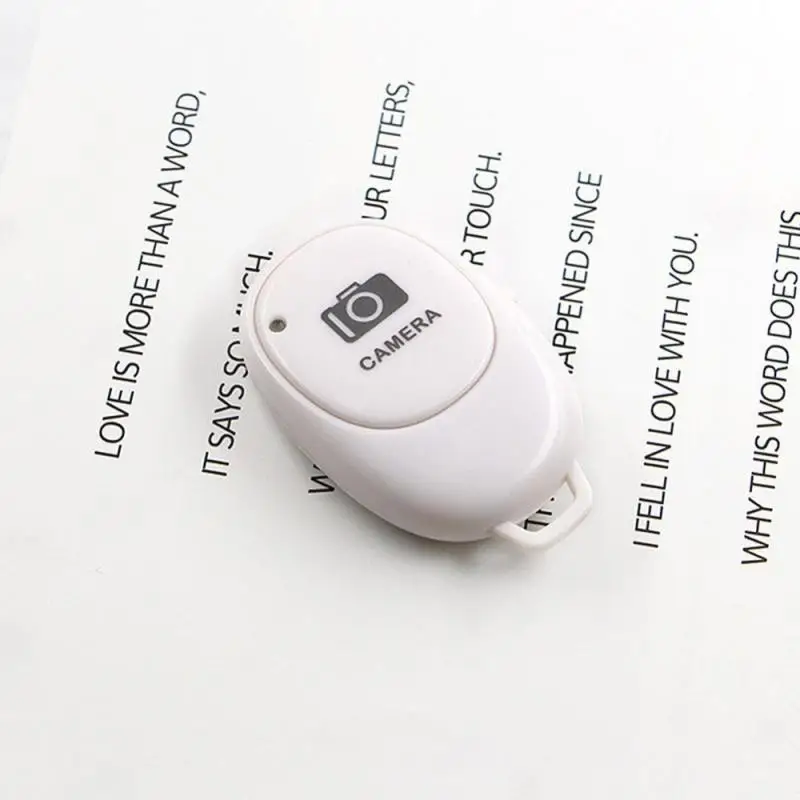 

Bluetooth Wireless Camera Shutter Remote Control Button Clicker Selfie Crisp Photos Auto-connects For Android IOS Smartphones