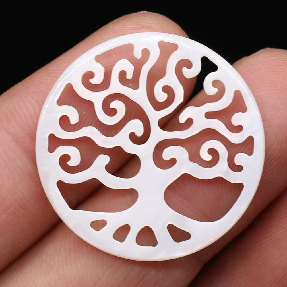 

2pc/lot Natural Shell Beads Loose Classical pattern Pendant for Jewelry Making DIY Necklace Earrings Accessories Gift