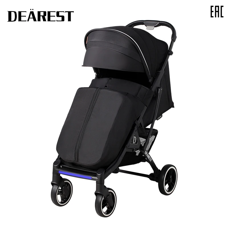 

Deareat 819 2021 New Baby Stroller High Landscape Stroller Reclining Baby Carriage Foldable Newborn