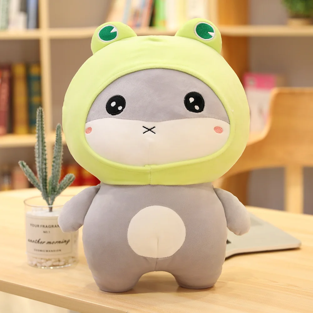 12cm frog doll Распродажа подушка для хомяка, пудинга, сумка из 5 шт., мини-игрушка для хомяка, кукла мышка, динозавр, животное, пудинг, подушка для закусок, мышь, подарок на год - Color: 12cm frog doll