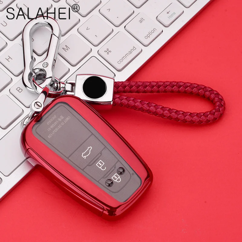 Новинка ТПУ + ПК чехол для автомобильного ключа с полным покрытием Toyota Camry Corolla C HR