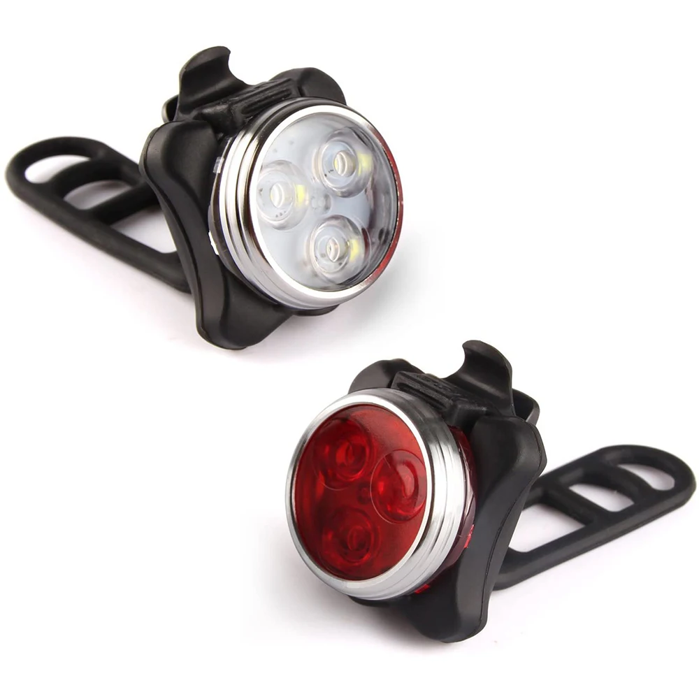 

4 Modes Bicycle Light Built-in battery Rechargeable USB LED Bike Light Flashlight With Mount Bicycle Accessories