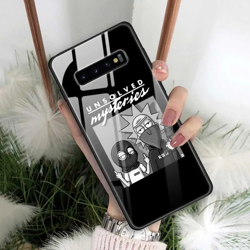 14 Чехол Rick And Morty из закаленного стекла для samsung Galaxy S10 S10e S9 S8 Note9 Note 10 Plus 5G A50 A30 края из ТПУ Fundas Capa - Цвет: 14